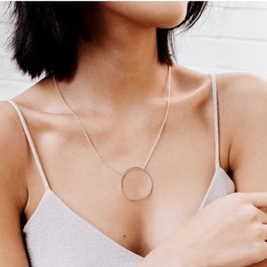 Lele Sadoughi Circle Necklace